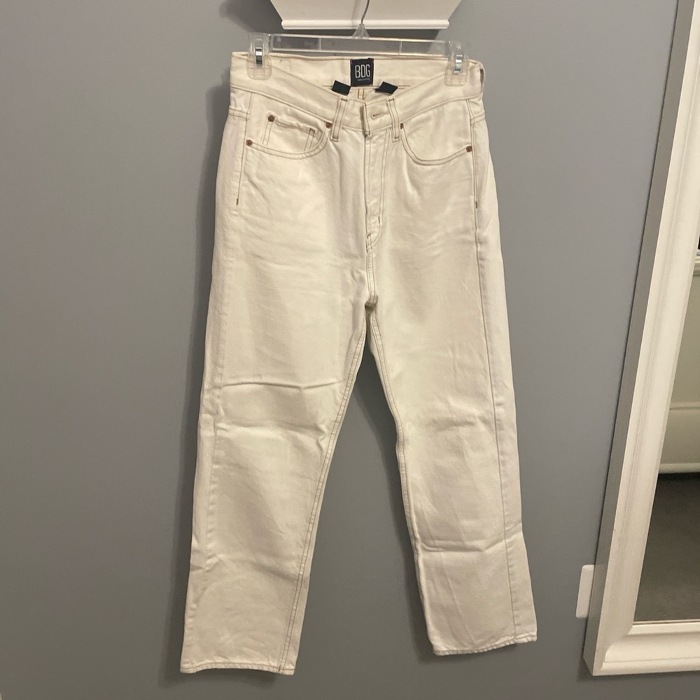 Urban Outfitters cream jeans